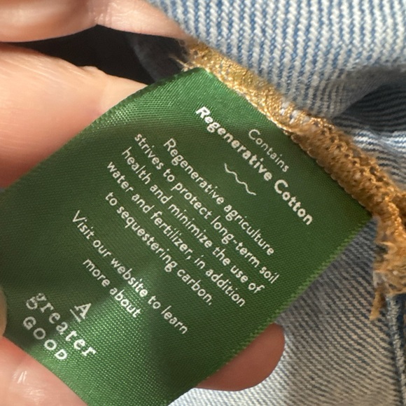 Anthropologie Pilcro The Becca Denim Shirt Large Regenerative Cotton Acid Wash - Picture 7 of 13